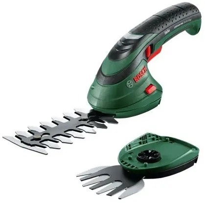 Bosch Grün 0600833108 ISIO III Gras- und Strauchscheren-Set 3,6V 1,5 Ah und Ladegerät im Softcase