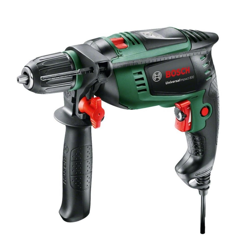 Bosch Grün 0603131100 UniversalImpact 800 Schlagbohrmaschine 800 Watt
