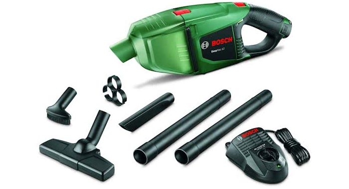 Bosch Grün 06033D0001 EasyVac 12 Akku Staubsauger 12 Volt 2,5 Ah Li-Ion