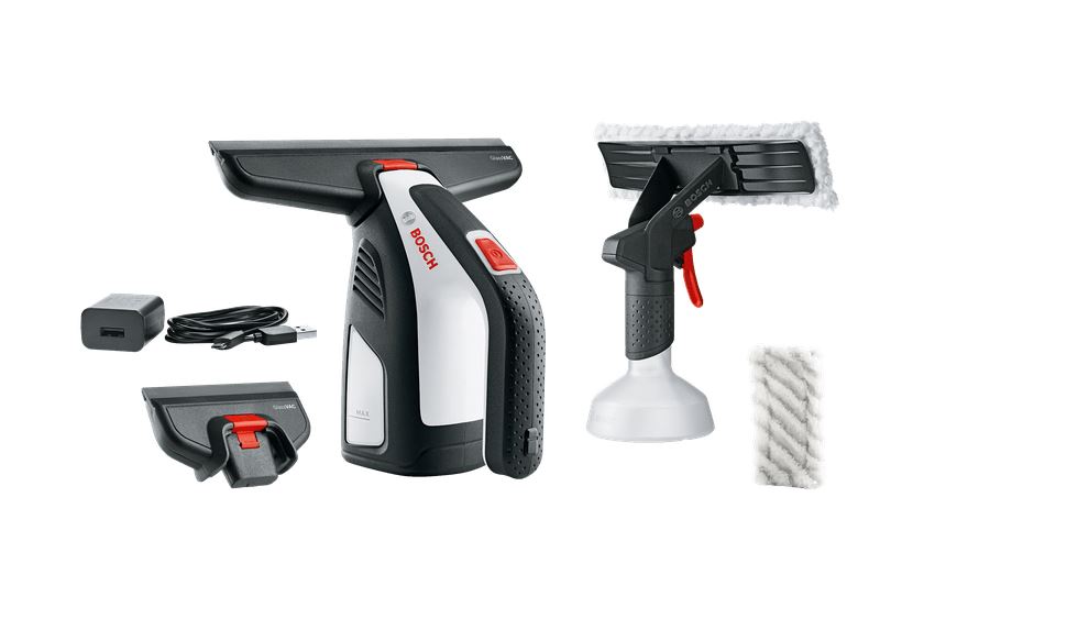 Bosch Grün 06008B7000 GlassVAC Akku Fensterreiniger 3,6 Volt 2,0 Ah Li-Ion