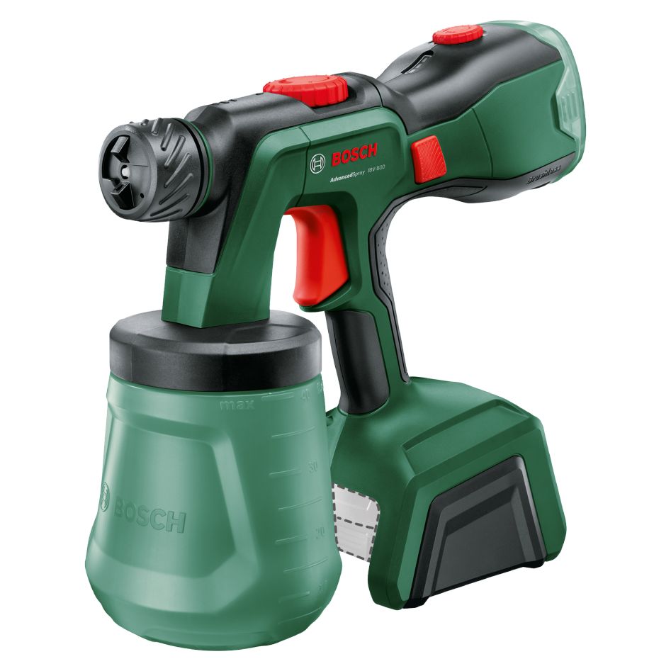 Bosch Grün 0603208200 AdvancedSpray 18V-500 Accu Farbsprühsystem-Set exkl. Batterien und Ladegerät im Karton