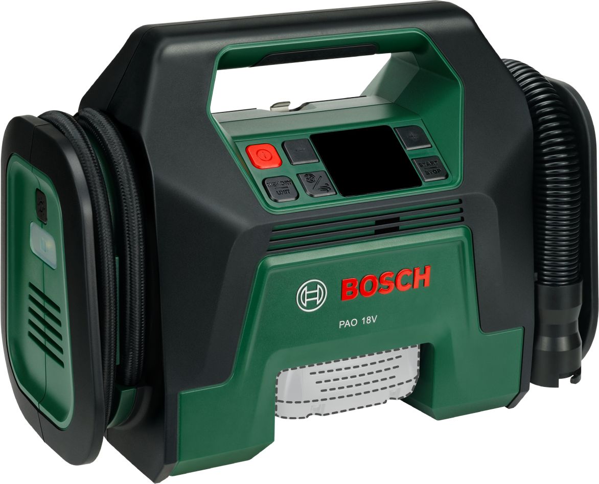 Bosch Grün 0603947400 PAO 18V Akku-Luftpumpe exkl. Batterien und Ladegerät im Karton