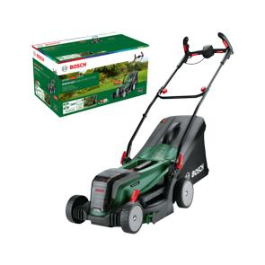 Bosch Grün 06008B9E01 Akku-Mäher Universeler 37-550 2x 18V ohne Akku und Ladegerät