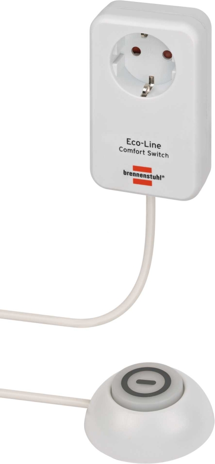 Brennenstuhl 1508220 Eco-Line Comfort Switch Adapter EL CSA1 externer Fußschalter
