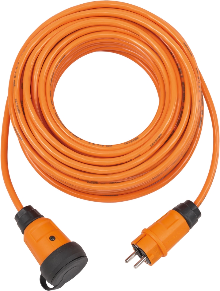 Brennenstuhl ProfessionalLINE 9162250200 professionalLINE Verlängerungskabel IP44, 25m Kabel in orange H07BQ-F 3G2,5, BGI 608