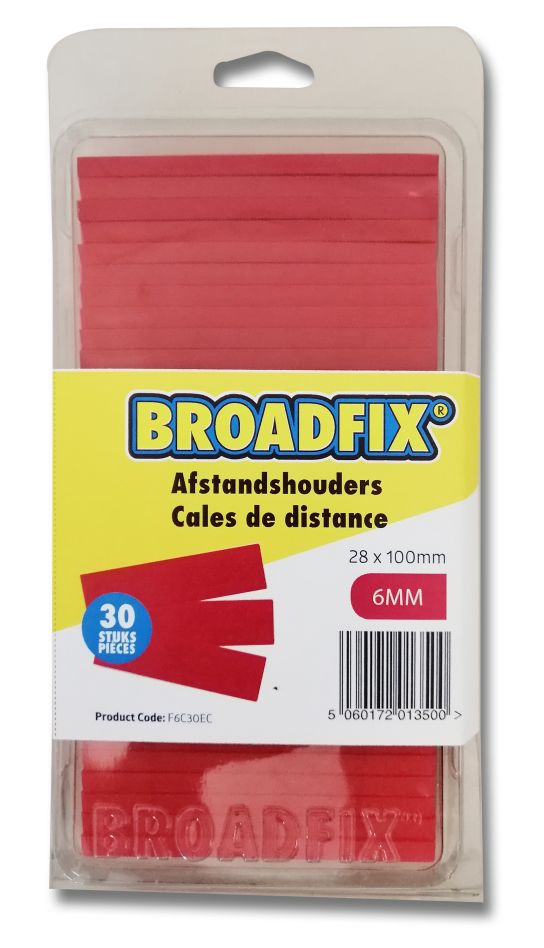 BROADFIX F6C30EC Flache Unterlegscheiben 100x28mm, 6mm, 30 Stück