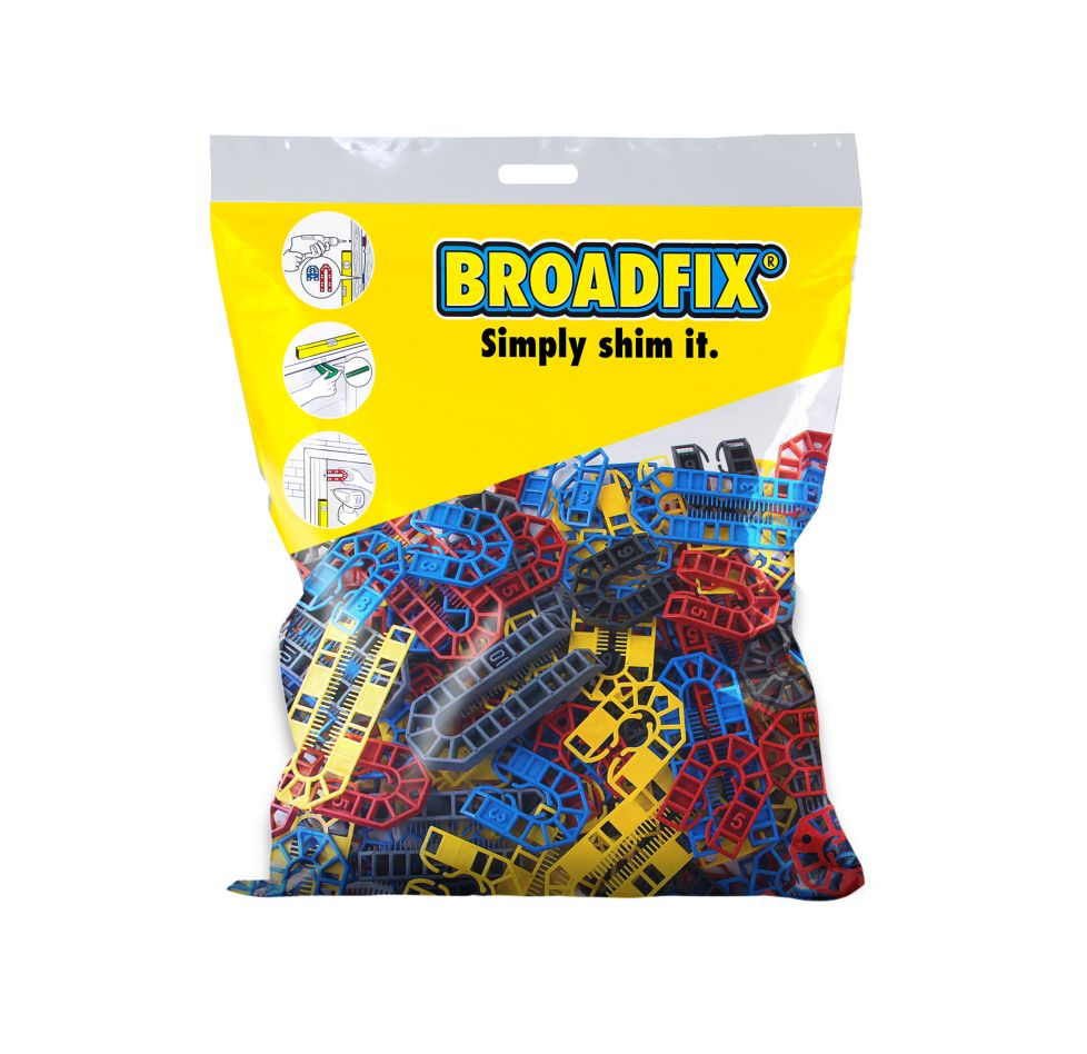 BROADFIX SMAB Sortiment von U-Füllplatten, 200 Stück