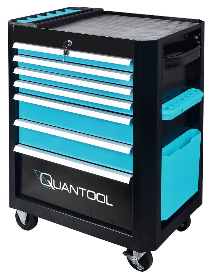 Brüder Mannesmann Q25160 Quantool Werkzeugwagen 217-teilig