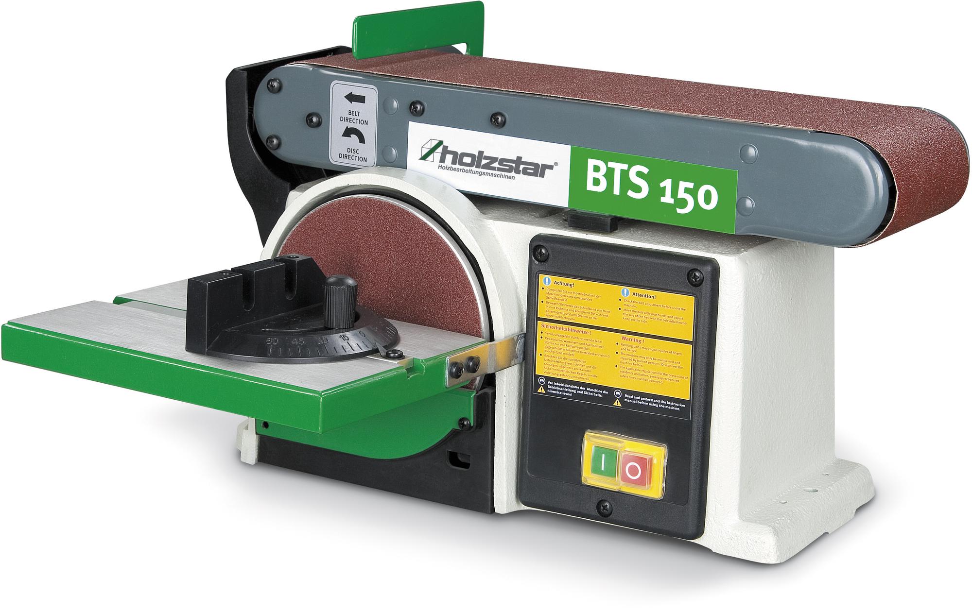 Holzstar 715904150 BTS150 Band- und Tellerschleifer 150 mm