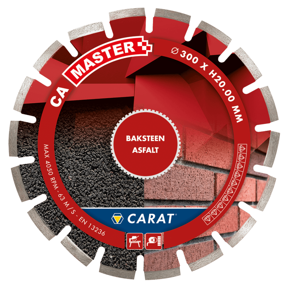 Carat CAM5004000 Diamanttrennscheibe ASPHALT CA MASTER 500x25,4MM
