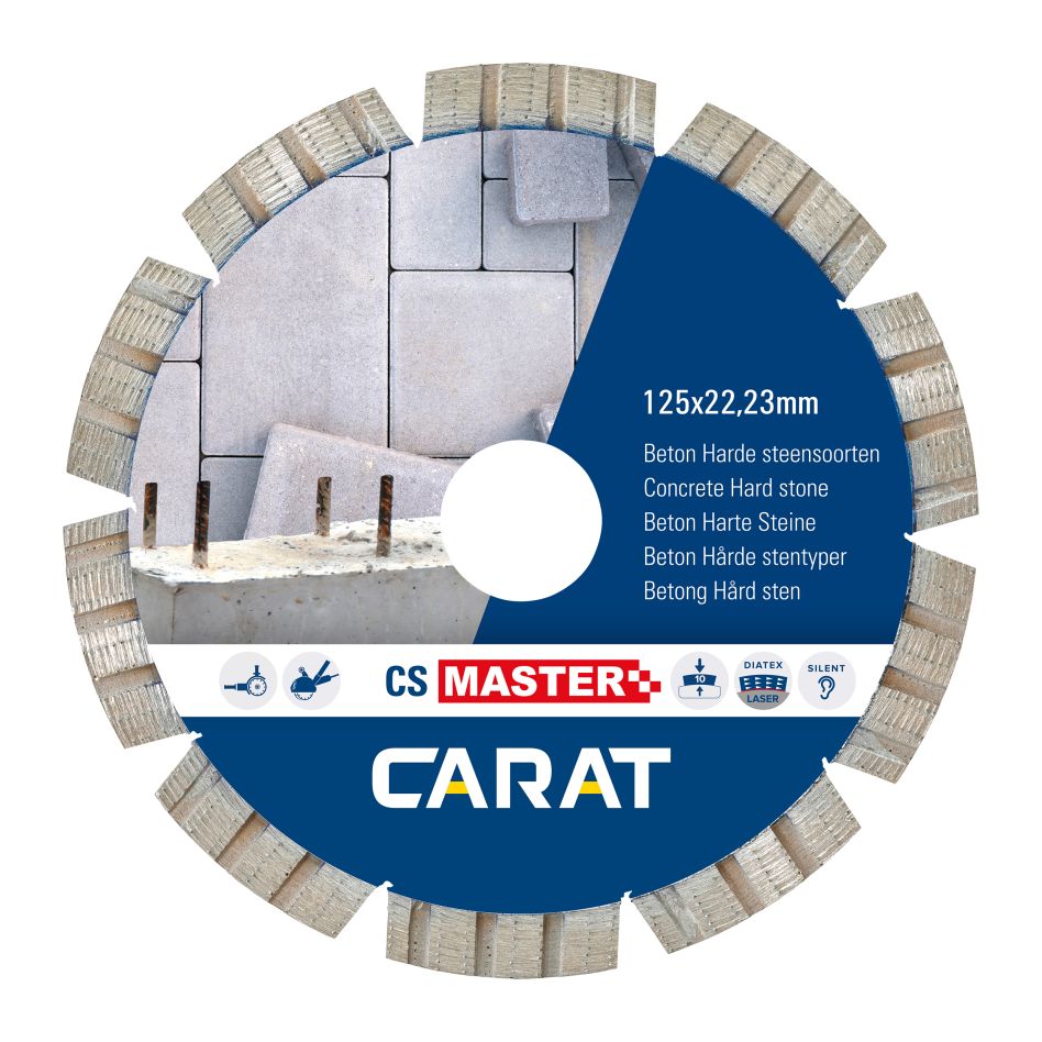 Carat CSM1253000 Diamanttrennscheibe BETON CS MASTER, 125x22,2 MM