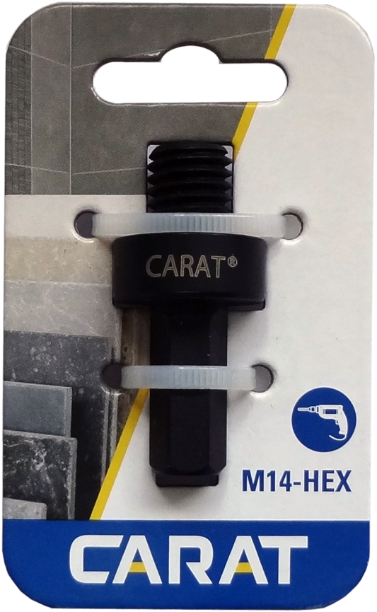 Carat HTZZ010000 Adapter Sechskant - M14