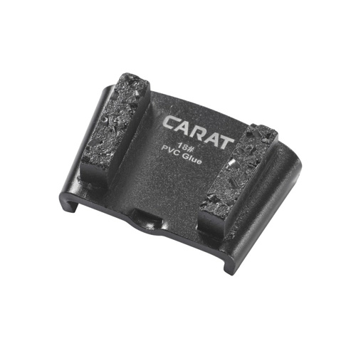 Carat CUHZWART00 Schleifschuh schwarz geteilt PCD 9St.