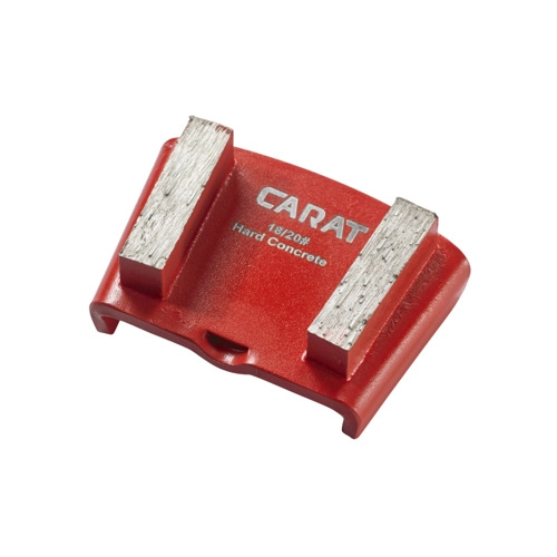 Carat CUHROOD000 Schleifschuh rot Beton 9pcs