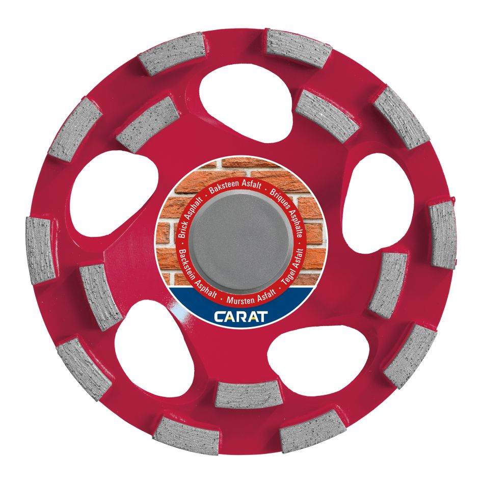 Carat CUBD1253A0 Schleifkopf DUSTEC 125x22.2MM TYP BAKSTEEN PREMIUM