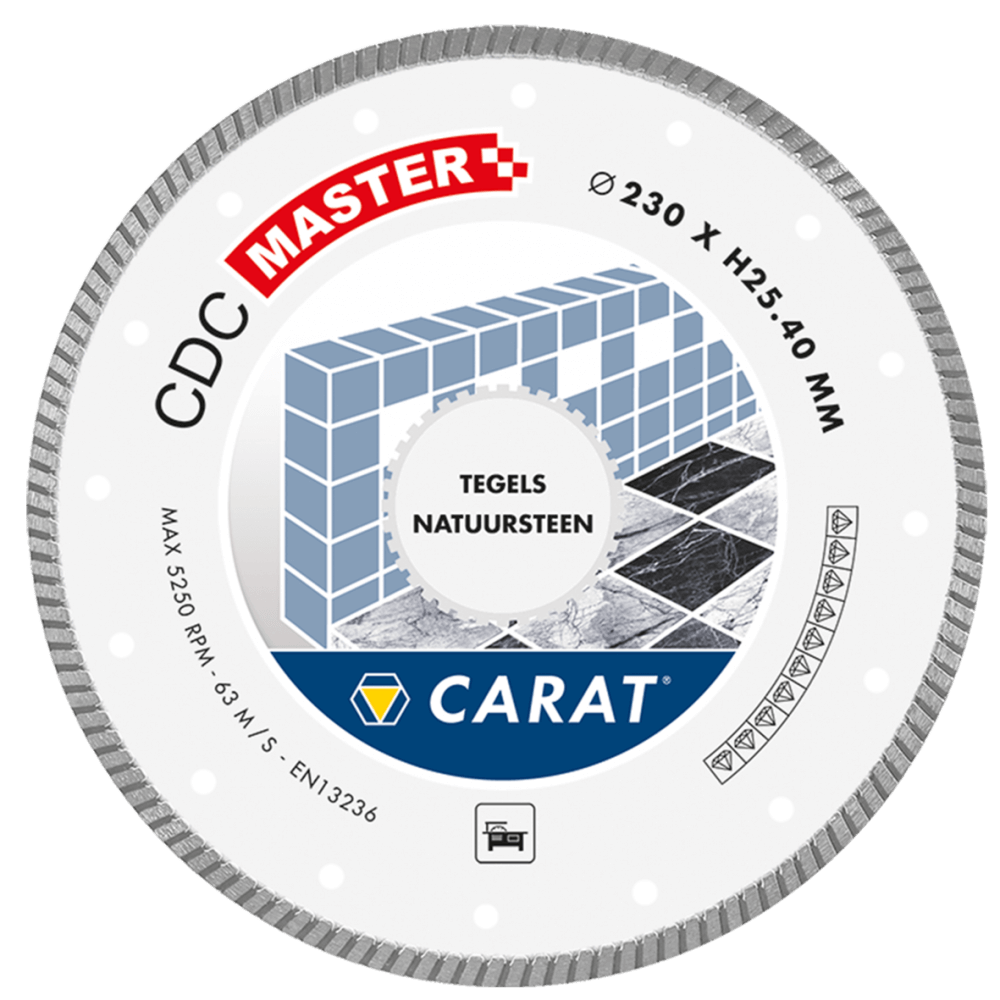 Carat CDCM350400 Diamanttrennscheibe FLIESEN / NATURSTEIN CDC MASTER 350x25,4MM