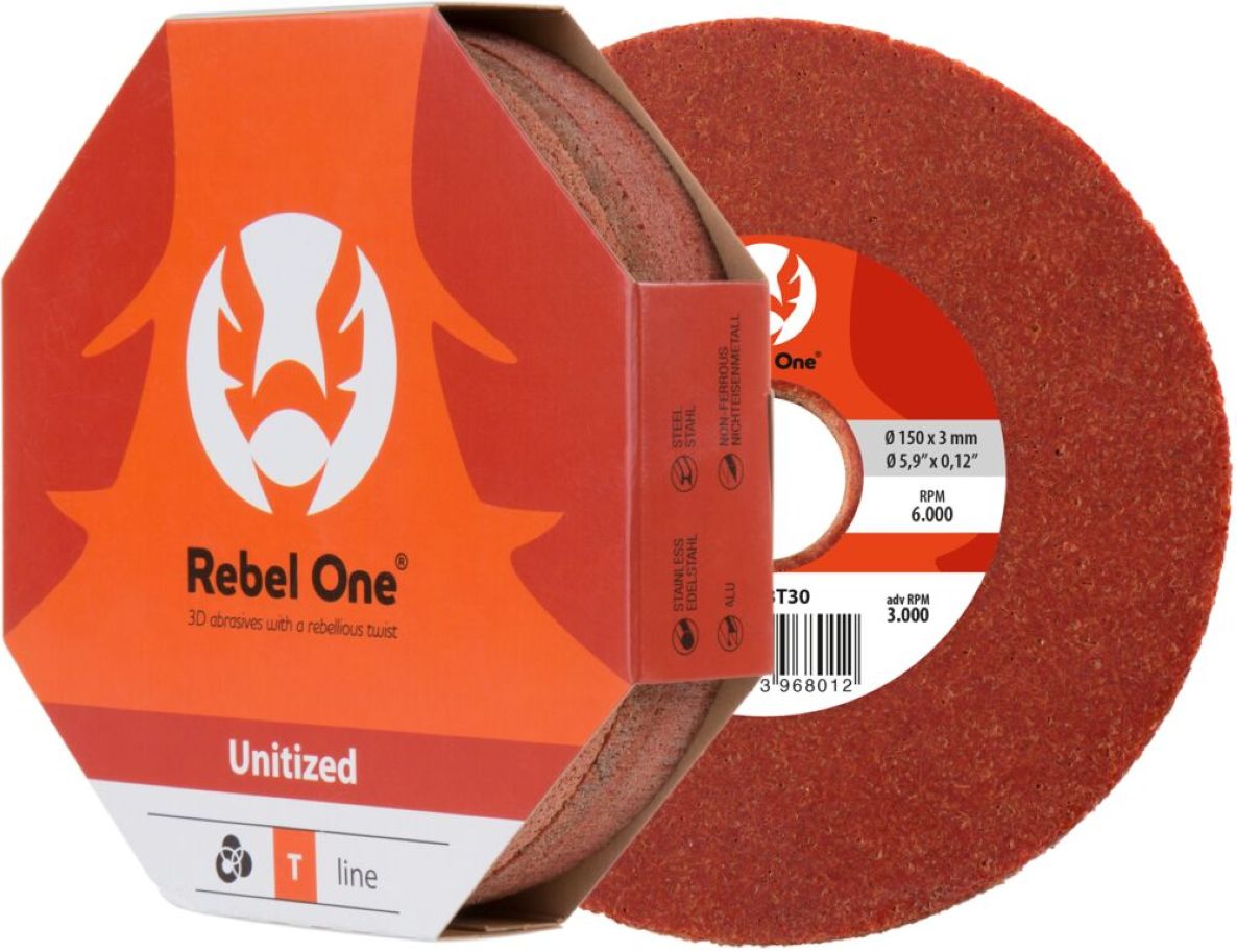 Cibo TA10T30 Rebel One T-line Schleifscheibe Ø150x3x25.4 - dens.10