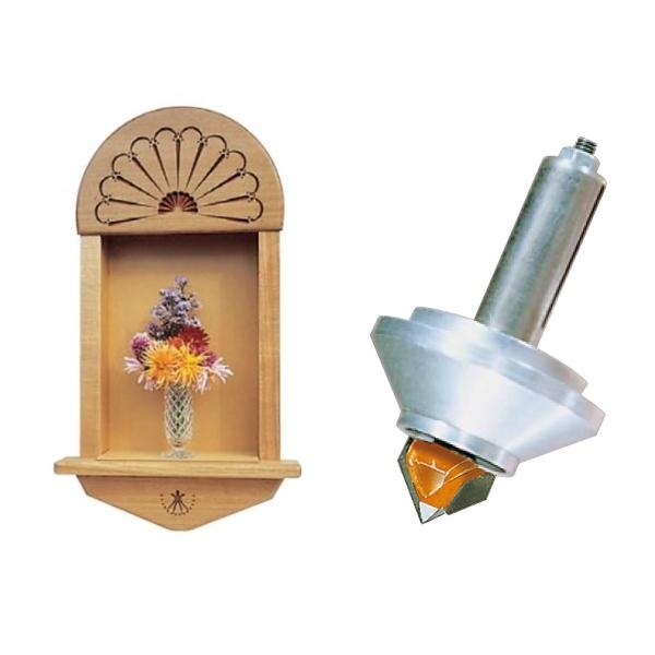 CMT RCS-BIT8 3-D Gravierfräser mit Führung 47,6 mm S=8