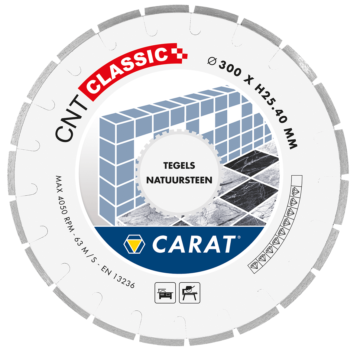 Carat CNTC250400 NATUURSTEEN CNT CLASSIC 250x25,4MM