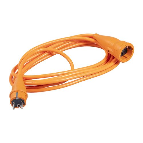 Connectra 40.705.65 Verlängerungskabel PUR 5m - H07BQ-F - 3 G 1,5 mm² - orange