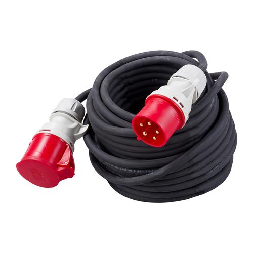 Connectra 40.870.01 Verlängerungskabel CEE 400V - 32A - 5P - 5 G 4,0 mm² - 25m mit Phasenwechsel