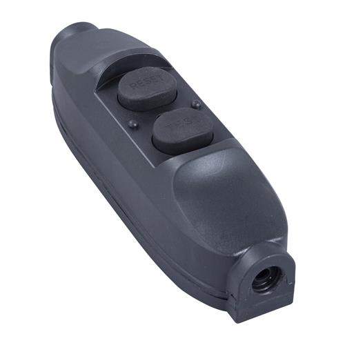 Connectra 57.203 PRCD-Schalter 10mA - 230V - 16A - IP55 - plus Kontrollleuchte