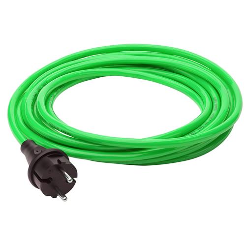 Connectra 40.379.51 Anschlusskabel PUR 3m - H07BQ-F - 2 x 1,0 mm² - grün