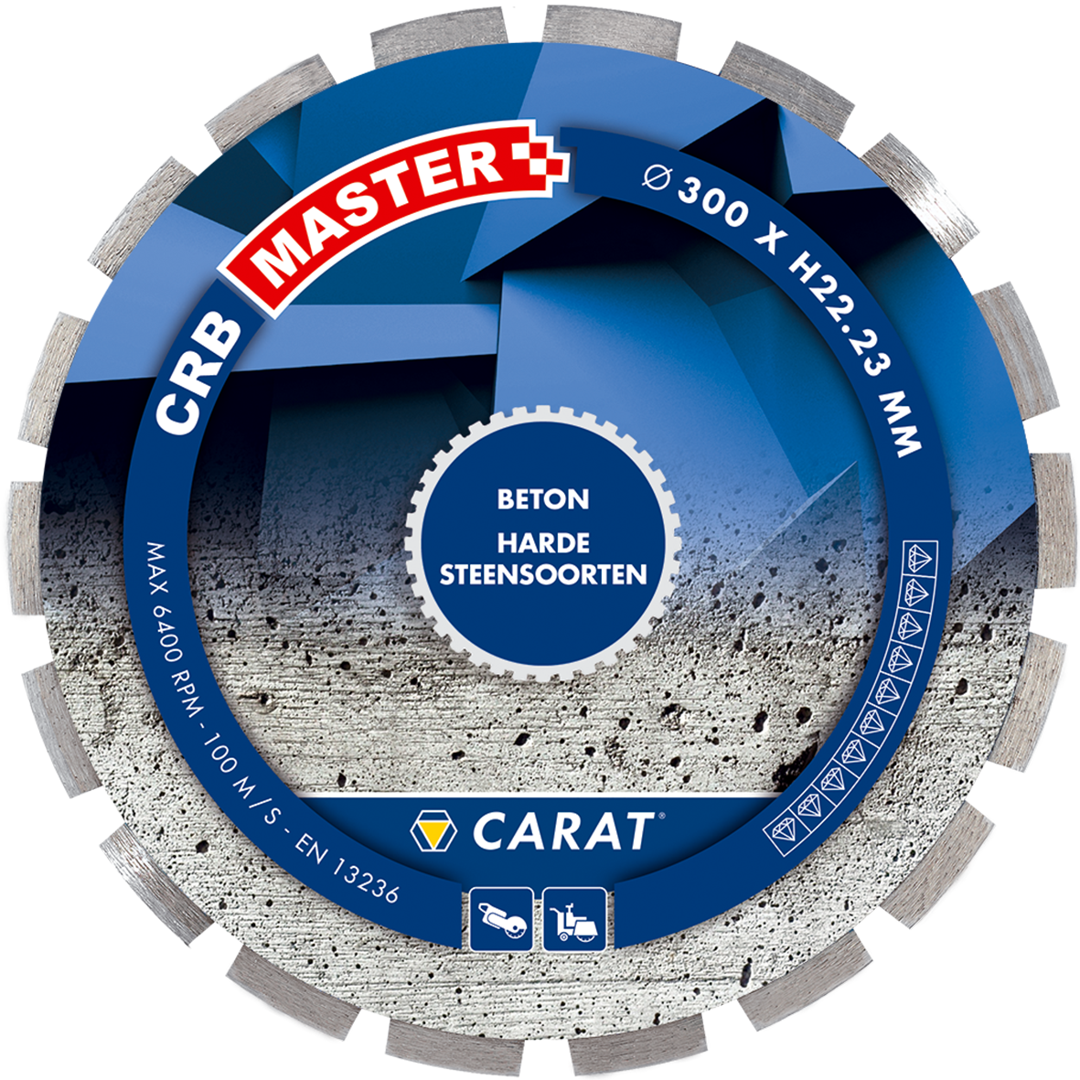 Carat CRBM500400 Diamanttrennscheibe BETON CRB MASTER, 500x25,4 MM