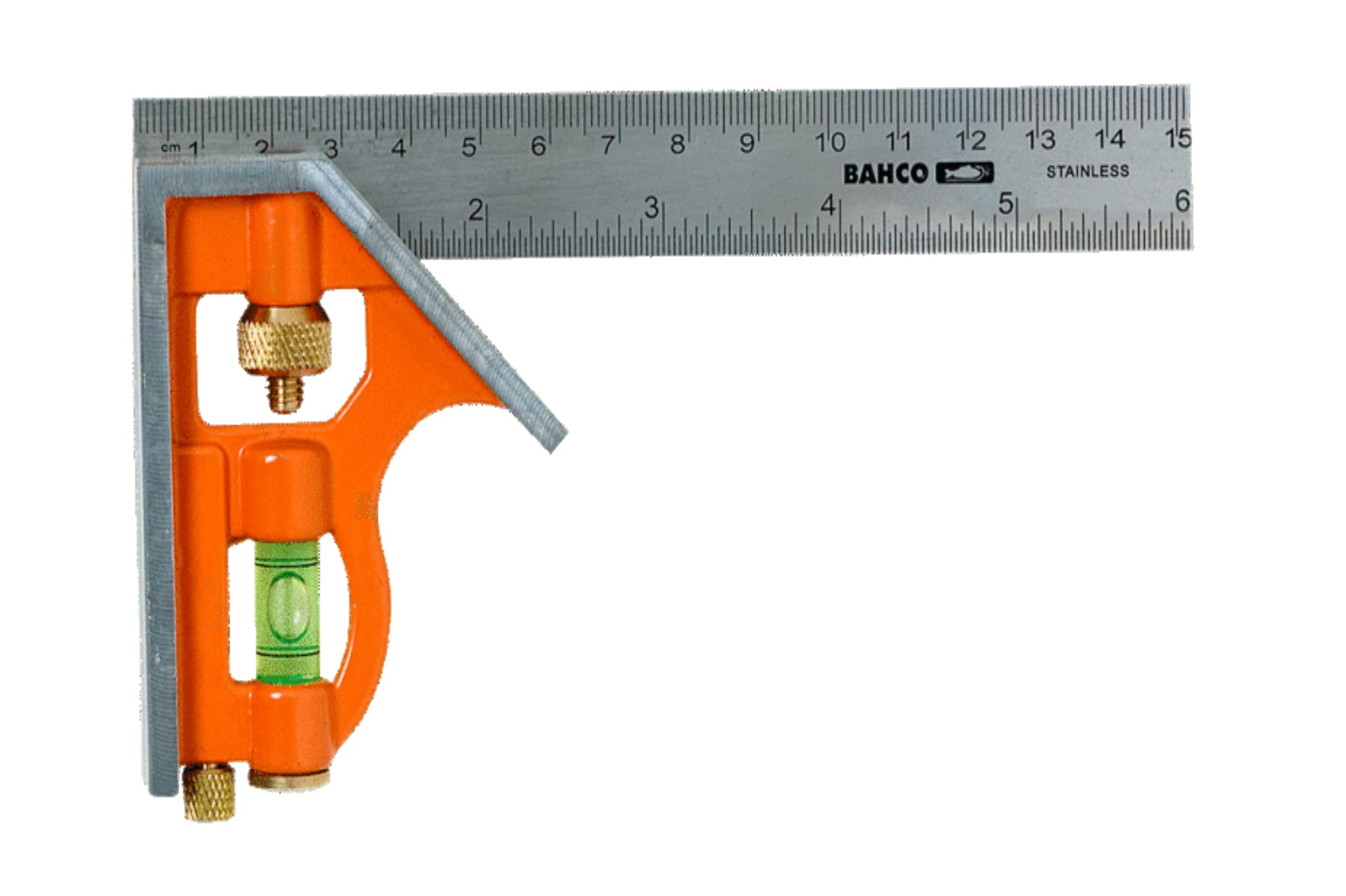 Bahco CS150 Schiebbarer Kombinationswinkel mit Reißnadel 150 mm