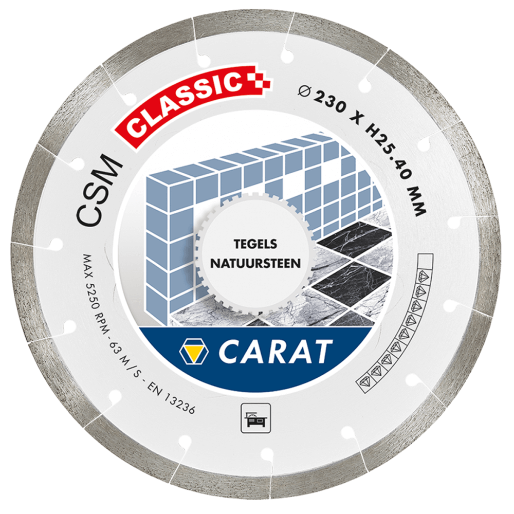 Carat CSMC350400 Diamanttrennscheibe FLIESEN CSM CLASSIC 350x25,4MM