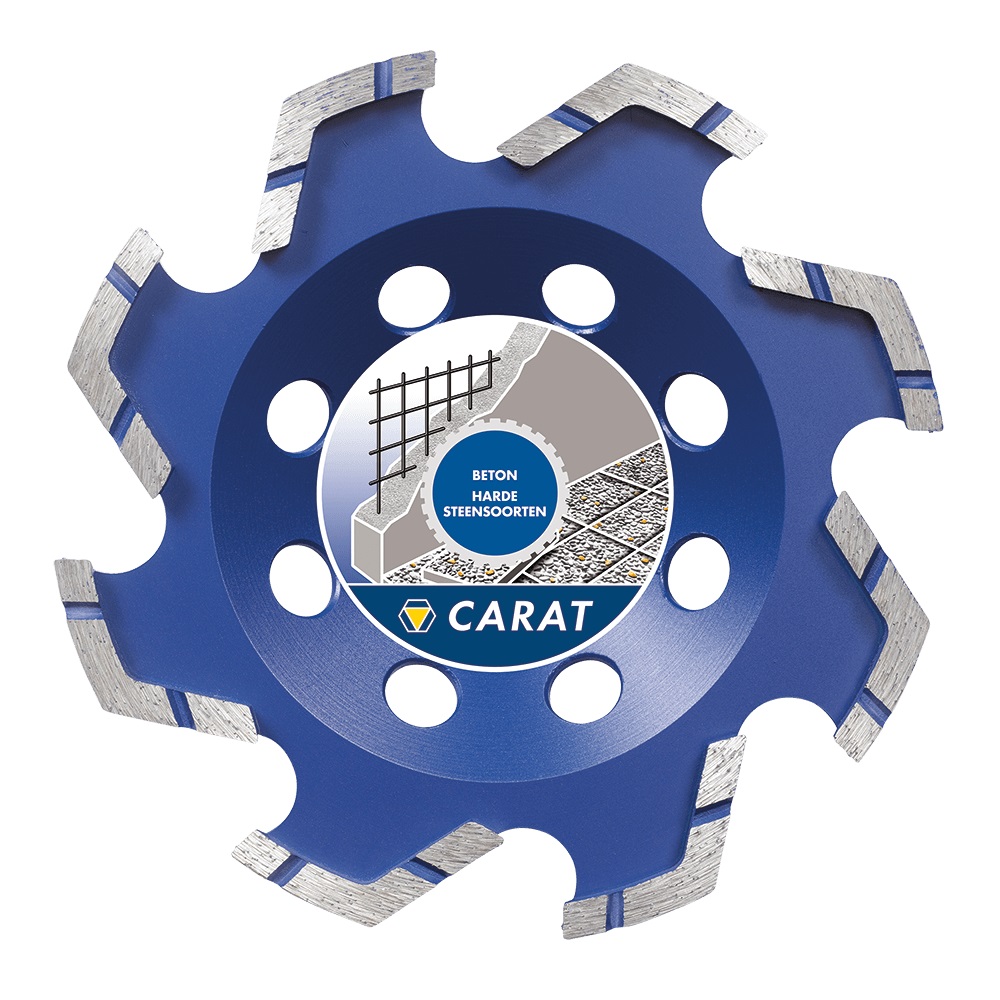 Carat CUBG1803C0 Schleifkopf BETON / NATURSTEIN 180 x 22,2 MM TYP CUBG Star Master