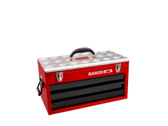 Bahco 1483KHD3RB Robuste Werkzeugbox aus Metall mit 3 Schubladen