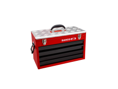 Bahco 1483KHD4RB Robuste Werkzeugbox aus Metall mit 4 Schubladen