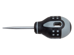 Bahco BE-8986 ERGO™ Ahle, runde Spitze mit kurzem Gummigriff, 6 mm x 50 mm