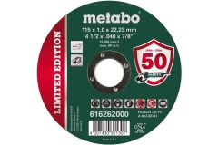 Metabo Zubehör 616262000 Trennscheibe Ø 115x1,0x22,23mm Inox Limited Edition