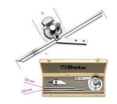 Beta 016780030 1678/C3 Präzisions-Winkelmesser 300 mm