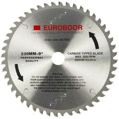 Euroboor 230.0003 Sägeblatt 230 mm x 25,4 mm Metall