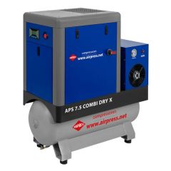 Airpress 369007 APS 7.5 CombiDry X Schroefkompressor 230 Volt
