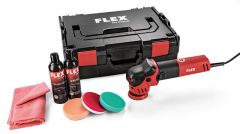 Flex-tools 447137 XFE 7-12 80 P-Set Exzenterpolierer für kleine Flächen 80 mm