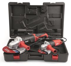 Flex-tools 492310 Flex L2100 230mm + L1001 125mm Winkelschleifer kombination im Koffer
