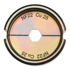 4932451734 NF22 Cu 25 mm2 Presseinsatz für hydraulisches Akku-Presswerkzeug