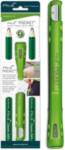 Pica PI50502 Pocket 505/02 - 2 Stück Pica 541/24 Steinstifthalter mit integriertem Anspitzer