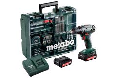 Metabo 602206880 BS 14.4 Set Akku-Bohrschrauber 14,4V, 2,0Ah + Koffer