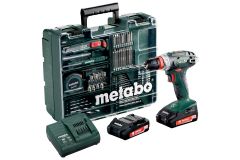 Metabo 602217880 BS 18 Quick Set Akku-Bohrschrauber 18V, 2,0Ah + Koffer