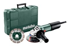 Metabo 603608510 W 850-125 SET Winkelschleifer 125mm 850 Watt im Koffer + Diamanttrennscheibe