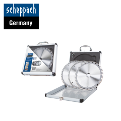 Scheppach 7901200715 H W Kreissägeblatt-Set 3-teilig Ø 210 x 30 x 2,6 x 1,6 / 24 / 48 / 60 Z für HM80L