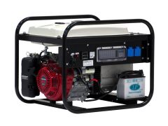 EP6000E-25 Stromaggregat 6 KVA mit Honda Benzinmotor 2x 230Volt (16A) Elektrostart 950000609