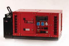 EPS6000E Stromaggregat 6 KVA mit Benzinmotor 2 x 230 Volt (16A) - 1x 230 Volt (32A) Elektrostart 950000611