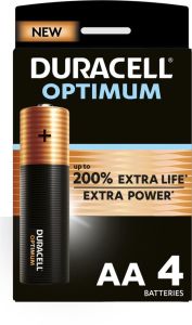 Duracell D137486 Alkaline Optimum AA 4 Stk.