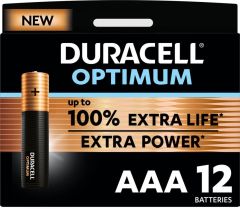 Duracell D137936 Alkaline Optimum AAA 12 Stck.